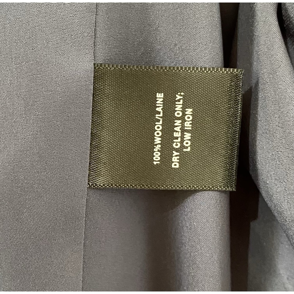 LaFayette 148 Blazer Womens Sz 14 Admiral Blue 100% Wool 2 Button‎ Textured $598 - Picture 7 of 8